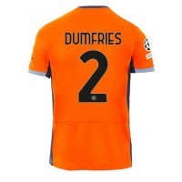 Camiseta Inter Milan Denzel Dumfries #2 Tercera Equipación Replica 2023-24 mangas cortas